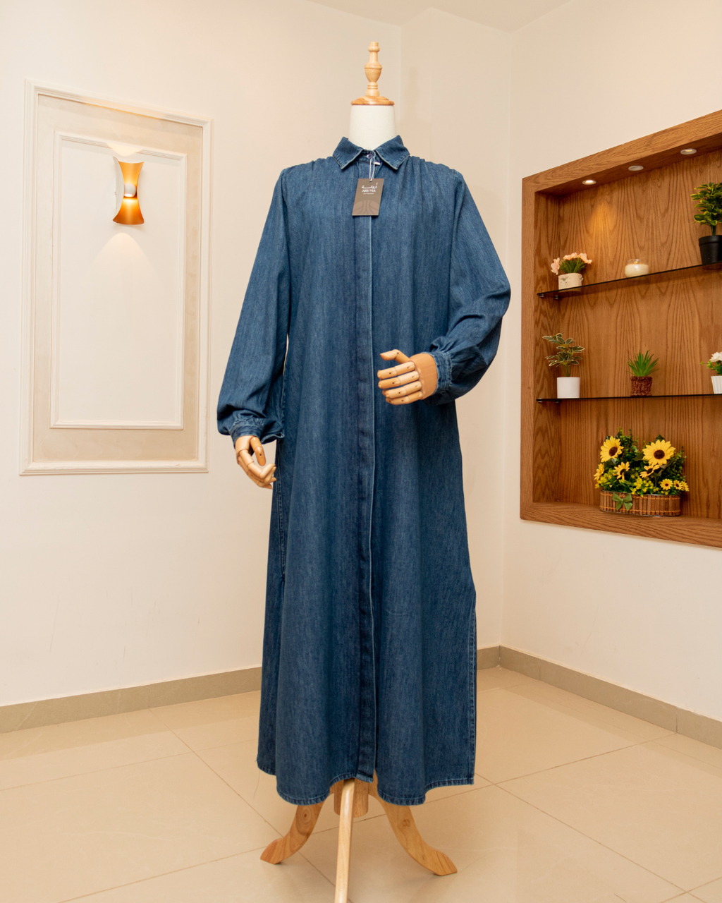 Dark Denim Tunic Shirt