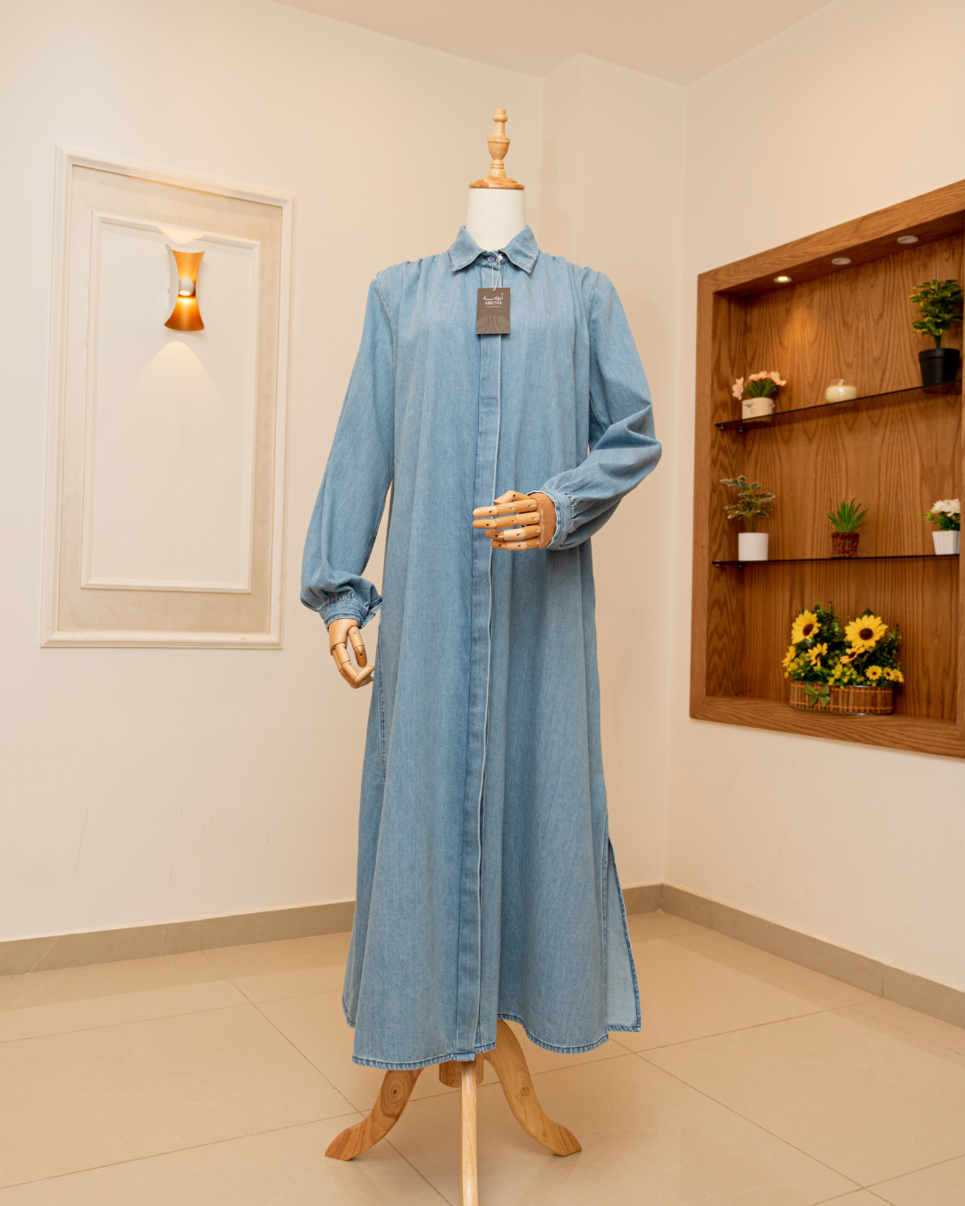 Light Denim Tunic Shirt