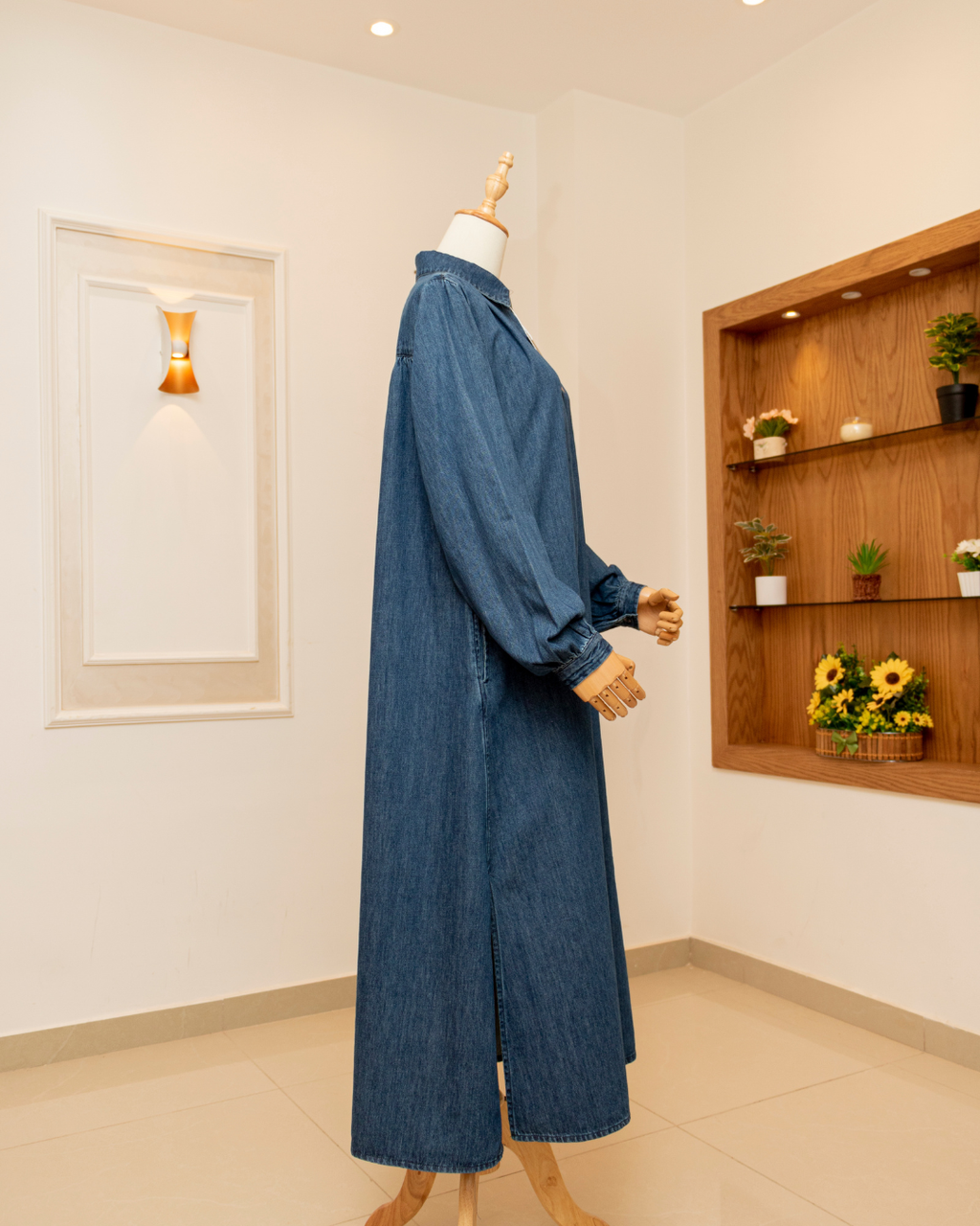 Dark Denim Tunic Shirt