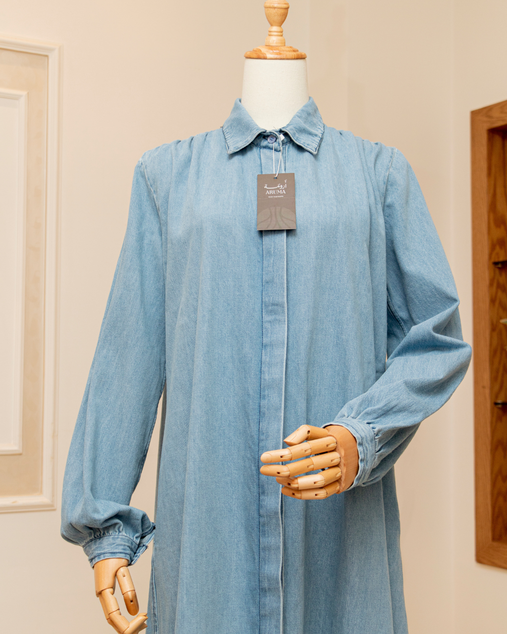 Light Denim Tunic Shirt