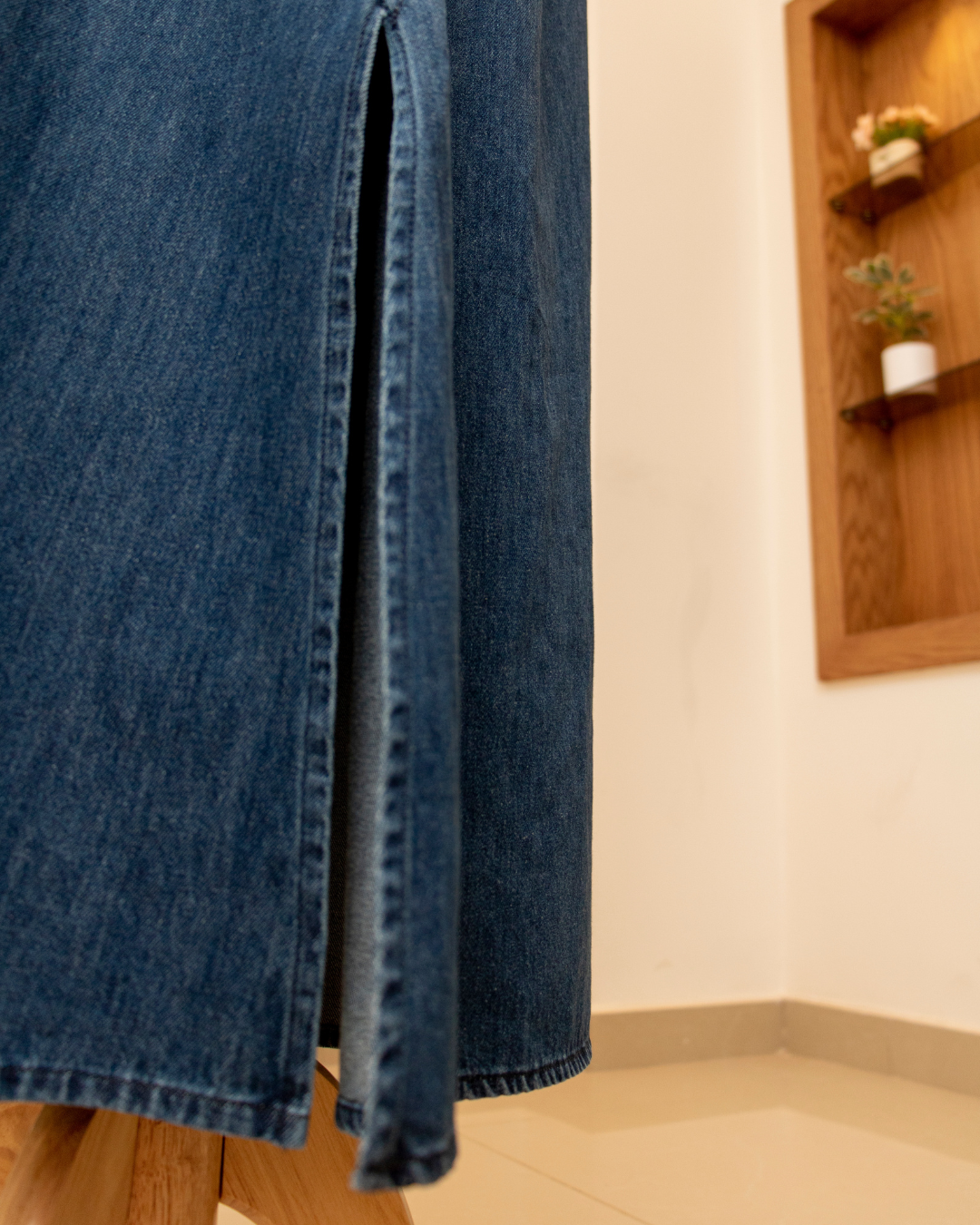 Dark Denim Tunic Shirt