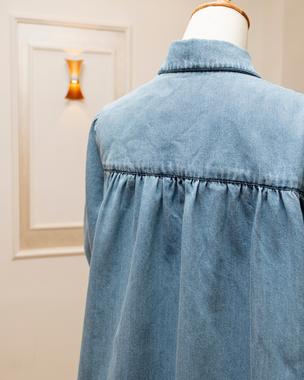 Light Denim Tunic Shirt