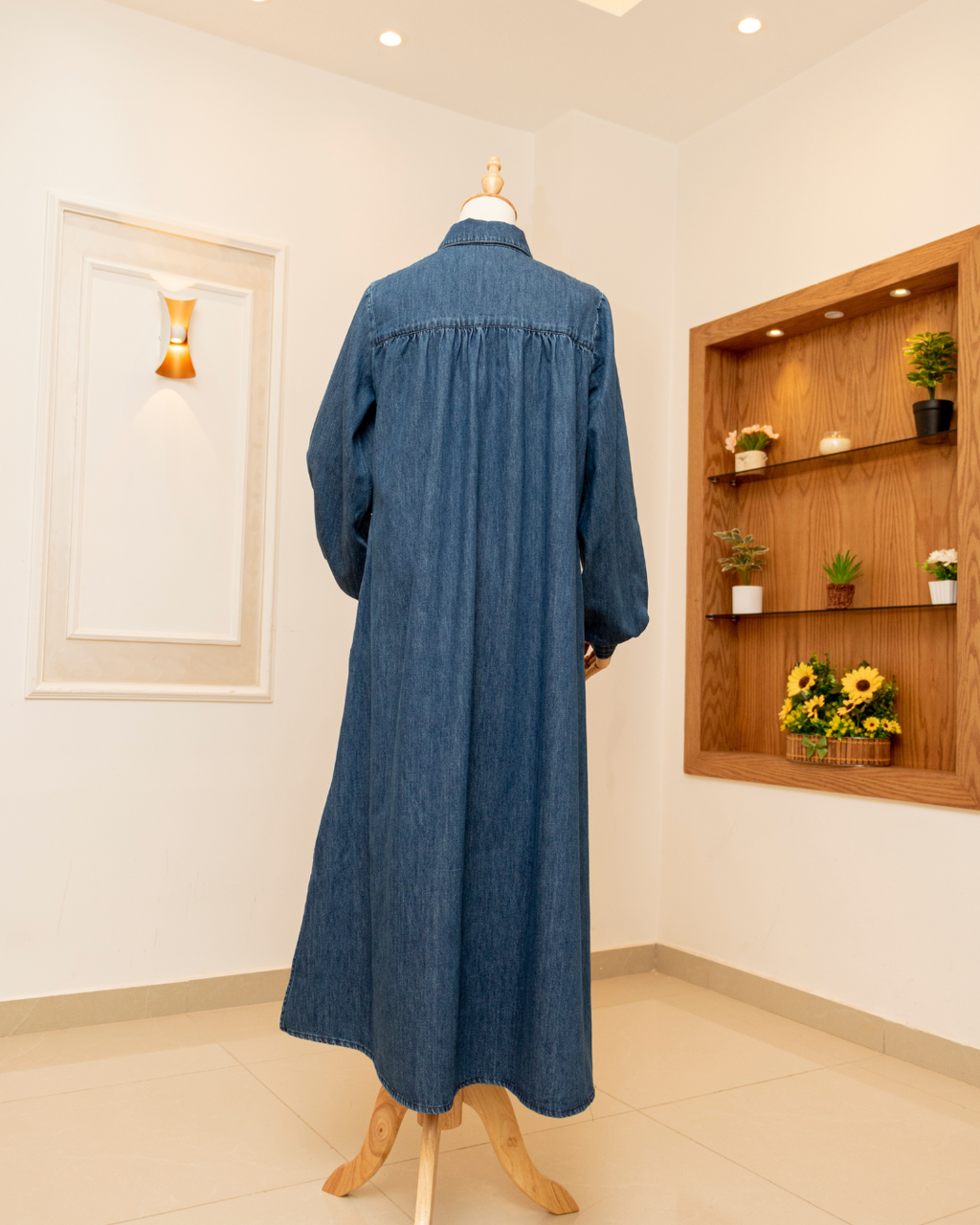 Dark Denim Tunic Shirt