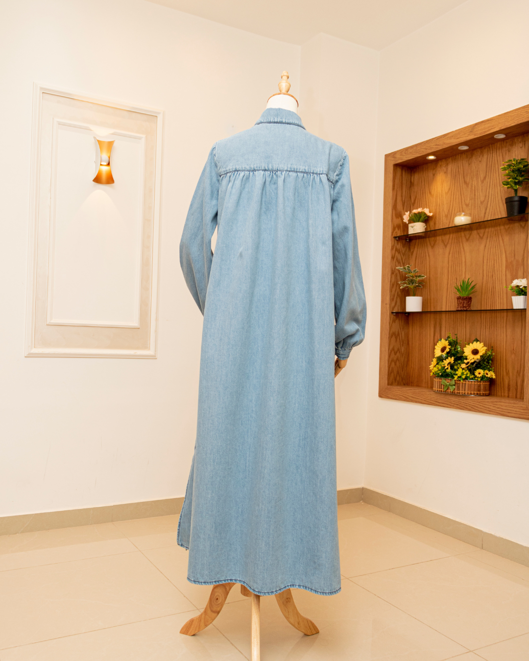 Light Denim Tunic Shirt